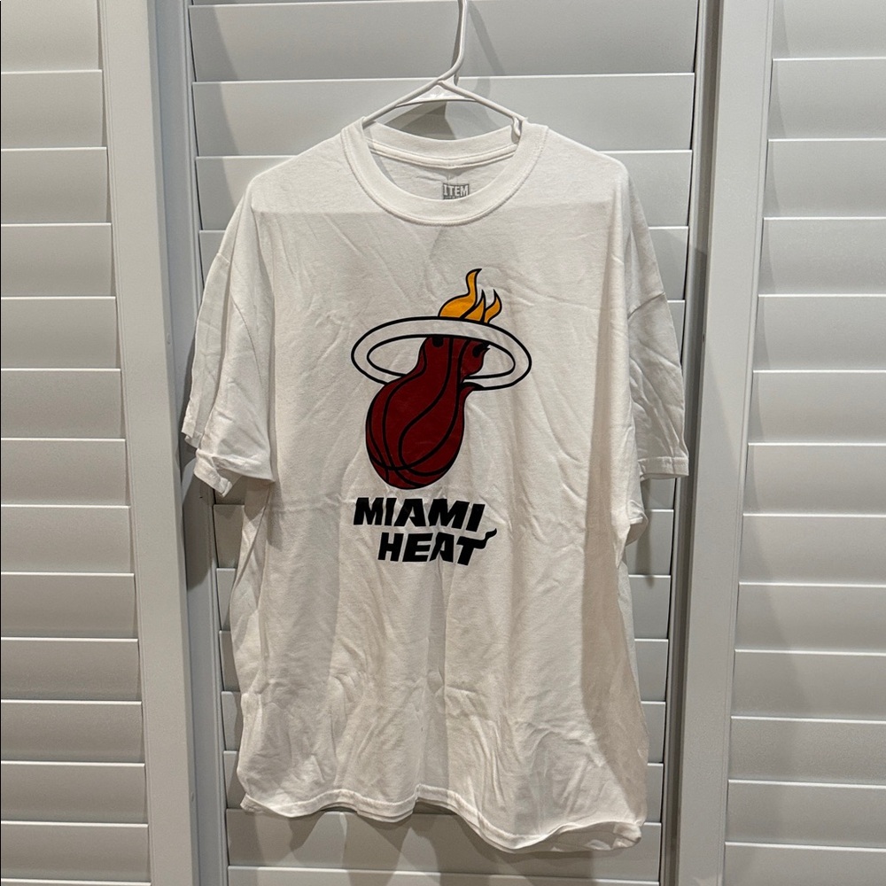 NBA Miami Heat White T-Shirt